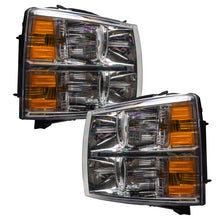 Load image into Gallery viewer, Oracle Lighting 07-13 Chevrolet Silverado Pre-Assembled LED Halo Headlights (Round Style) -Red