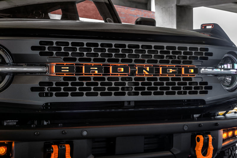 ORACLE Lighting Universal Illuminated LED Letter Badges - Matte Black Surface Finish - L