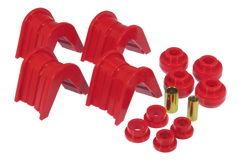 Prothane 66-79 Ford Trucks 14-Piece Bushing Set - 2deg Offset - Red