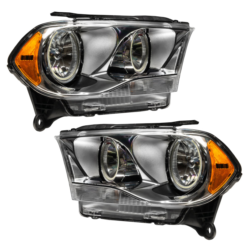 Oracle 11-13 Dodge Durango SMD HL Halogen - Chrome - Blue