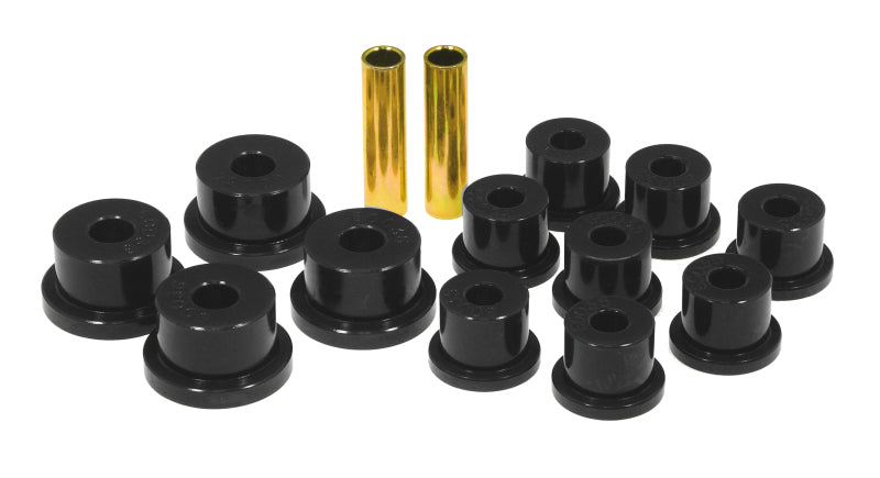 Prothane 85-88 Suzuki Samurai Spring & Shackle Bushings (OEM Shackles) - Black