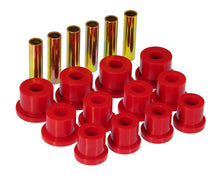 Load image into Gallery viewer, Prothane 81-87 GM Rear Spring &amp; Shackle Bushings (w/ 1 3/8in Bushings) - Red