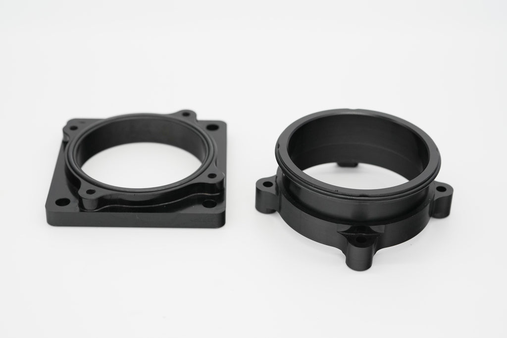 Autosports Engineering Bosch 82MM DBW Vangen & Adapter Flange Combo BLACK