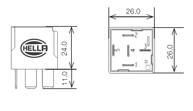 Hella Relay 24V 10/20A Spdt Res – Autosports engineering