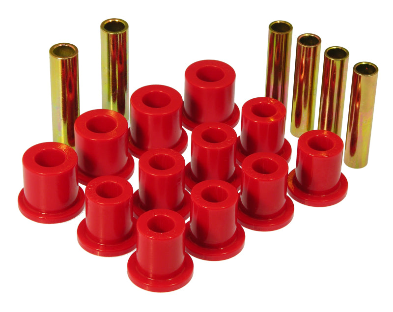 Prothane 80-96 Ford Spring & Shackle Bushings - Red