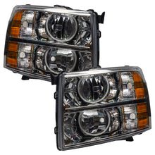 Load image into Gallery viewer, Oracle Lighting 07-13 Chevrolet Silverado Pre-Assembled LED Halo Headlights (Round Style) -Red