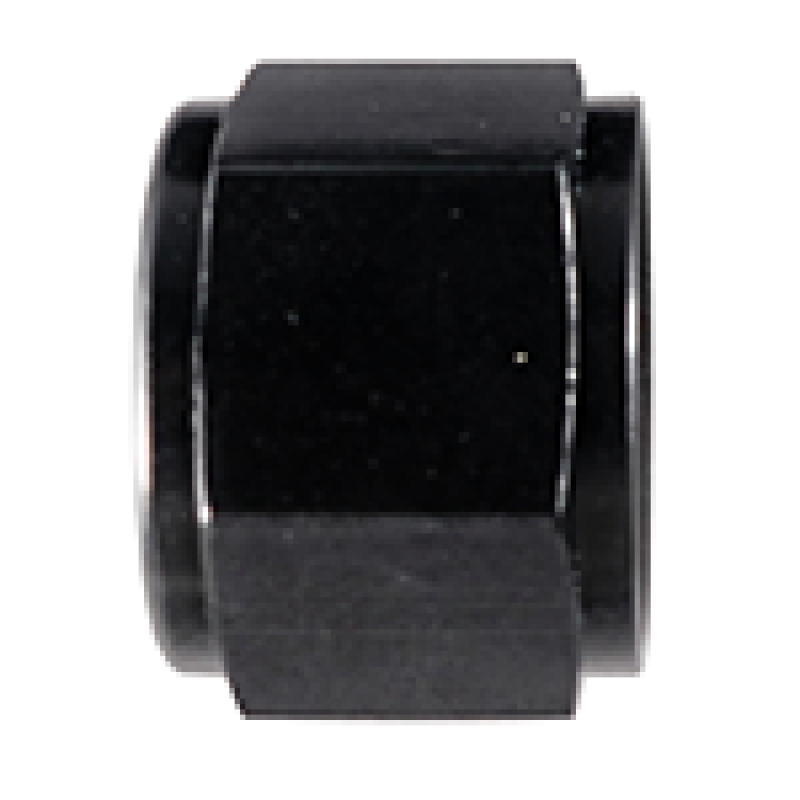 Fragola -16AN Aluminum Flare Cap - Black