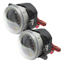 Load image into Gallery viewer, Oracle Lighting 07-09 Jeep Wrangler JK Pre-Assembled LED Halo Fog Lights -Red
